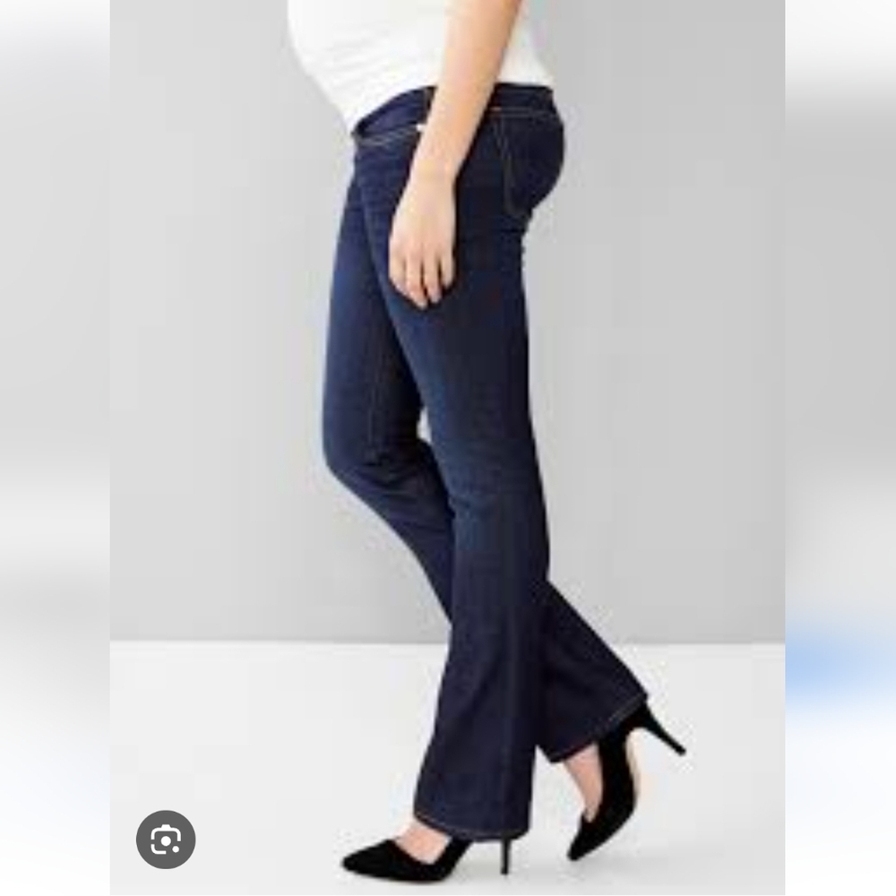 Gap Maternity Dark Wash Perfect Boot Denim 4R